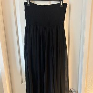 Strapless Chiffon Jumpsuit